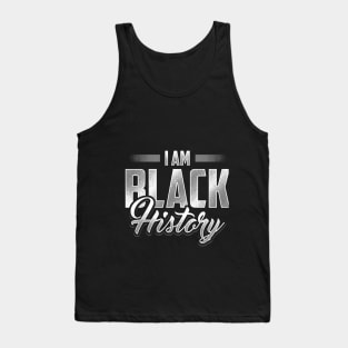 I Am Black History Black Pride Design Tank Top